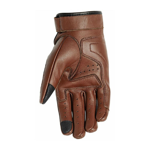 Roland Sands Bonnie Leather Gloves Tobacco for Woman