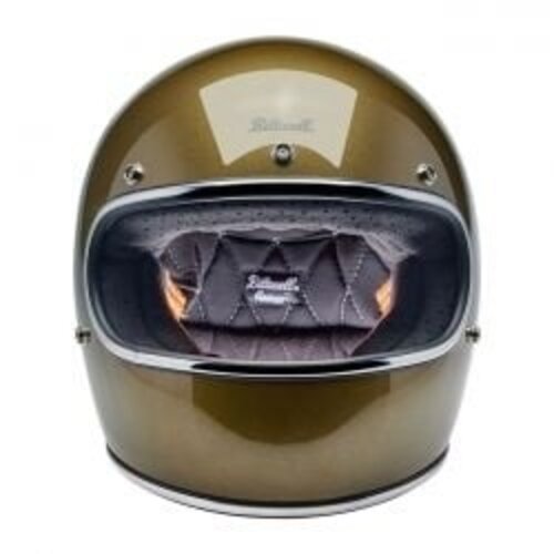 Biltwell Casco Gringo Ugly Gold Metallic | ECE R22.06