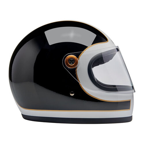Biltwell Gringo S Tracker Helmet | Gloss White/ Black