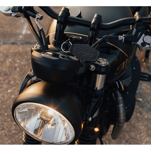 Motone Klassischer Schlüsselanhänger Aus Leder