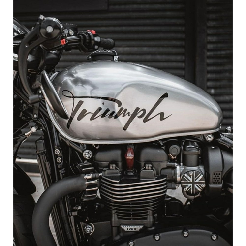 Motone Morsetti Di Scarico Alettati | Lc | Pinne Lucide Nere O A Contrasto