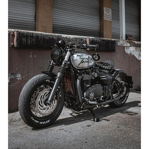 Motone Finned Exhaust Clamps | LC | Black or Contrast Polished Fins