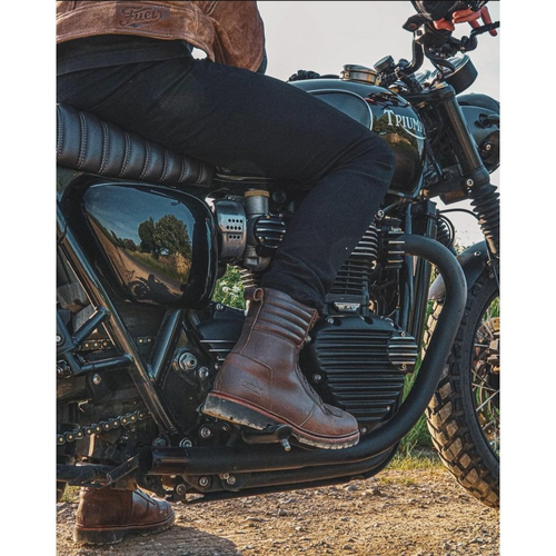 Motone Finned Exhaust Clamps | LC | Black or Contrast Polished Fins