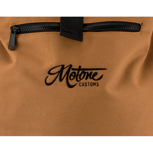 Motone Rolltop-Motorradtasche | Rucksack | Sahara