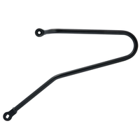 T100 / T120 / Street Twin / Scramber Lc Packtasche / Gepäckschienen | Nur LHS | Schwarz