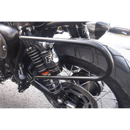Motone T100 / T120 / Street Twin / Scramber Lc Packtasche / Gepäckschienen | Nur LHS | Schwarz