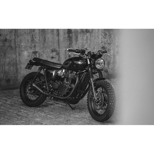 Motone Custom Mudguard PredrilLED For Fender Mount Light Kits | Black | LC