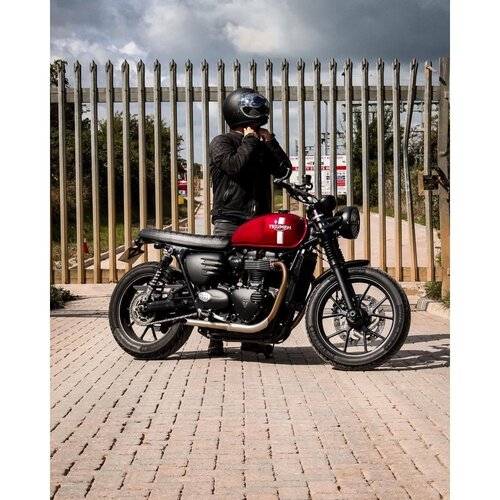 Motone Rue Twin | Panneaux Latéraux Nervurés | Noir Mat