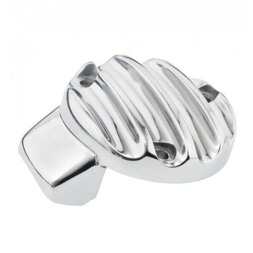 Motone Tps Carb/Throttle Body Cover | Pair | Ribbed / Finned | Polished