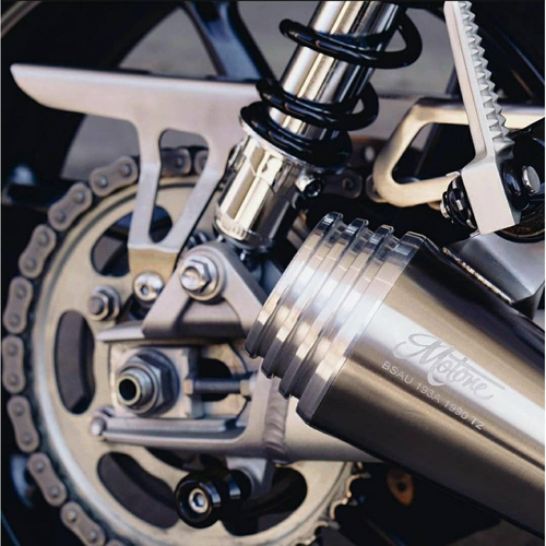 Motone Gladio | Paracatena Speed Twin/Thruxton | Finitura Spazzolata, Lucida O Nera