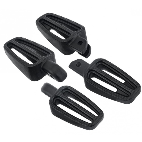 Motone Pedane Ranger | Set Completo Di Pedane Per Pilota E Passeggero | Nero O Lucido