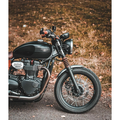 Motone Giger | Short Reach Headlight Brackets 41Mm | Black