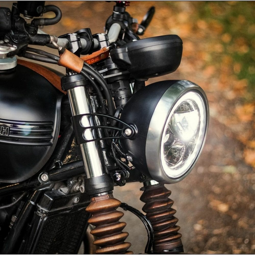 Motone Giger | Short Reach Headlight Brackets 41Mm | Black