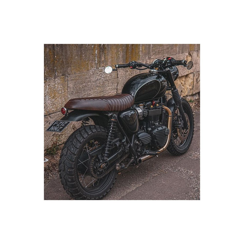 Motone Couvercle De Pignon Streamliner | Côtelé | LC | Rue Twin/T100/T120 | Finition Noire/Polie Ou Brossée