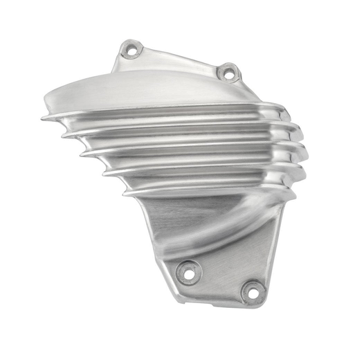 Motone Streamliner Sprocket Cover | Ribbed | LC | Street Twin/T100/T120 | Black/Polished or Brushed Finsish