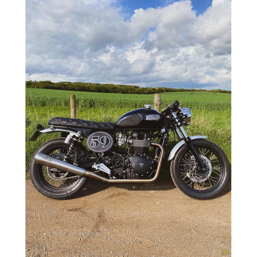 Motone Hoog|Staartspatbord | Voorgeboord Voor Lichtsets Voor Spatbordmontage | AC | Geborsteld Of Gepolijst