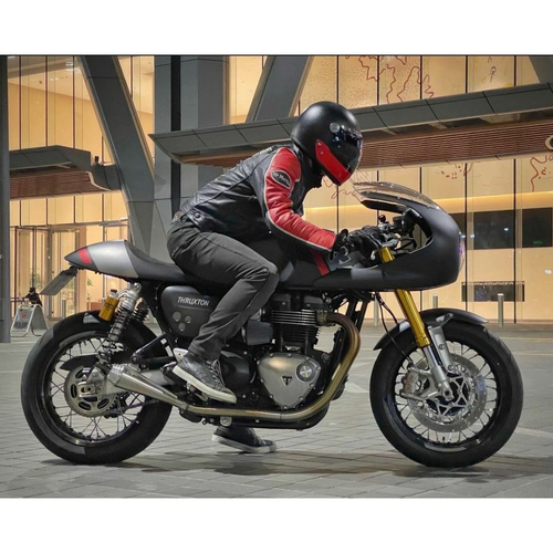 Motone Saturn V | Abgasanlage | Speed Twin / Thruxton | Gebürstet oder Schwarz