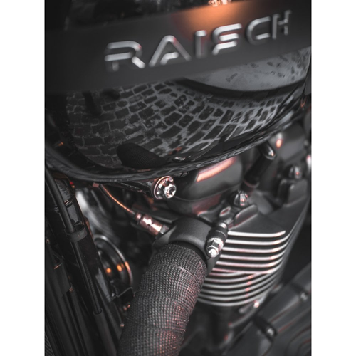 Motone Stealth Uitlaatklemmen | Zwart