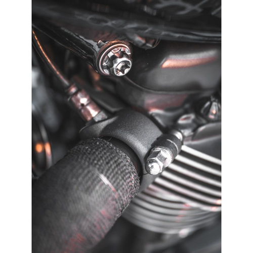 Motone Stealth Uitlaatklemmen | Zwart