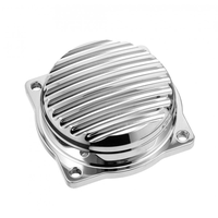 HD CV Finned Carb Top Lid | Finned| Polish
