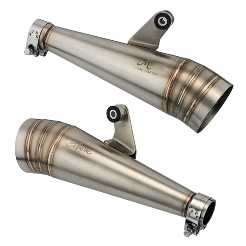 Motone ODINO | Sistema Di Scarico | Strada Doppia 900 | Lattine Da Gara Stile GP (Deflettore Opzionale)