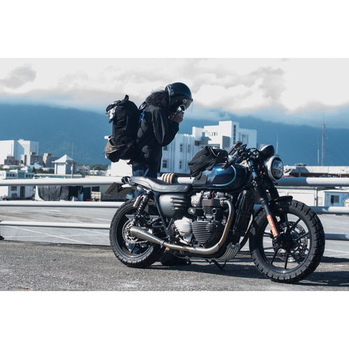 Motone ODIN | Système D'Échappement | Rue Twin 900 | Canettes De Course De Style GP (Déflecteur En Option)