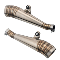 ODIN | Exhaust System | T120 / T100 | GP Style Race Cans (Optional Baffle)