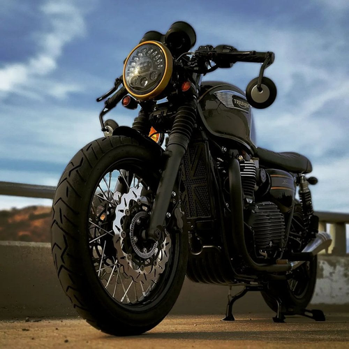 Motone ODIN | Sistema De Escape | T120 / T100 | Latas De Carrera Estilo GP (Deflector Opcional)