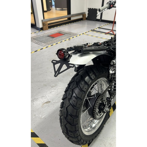 Motone Hoog|Tail Op Maat Gemaakt Spatbord, Voorgeboord Voor Lichtsets Voor Spatbordmontage | Geborsteld | LC