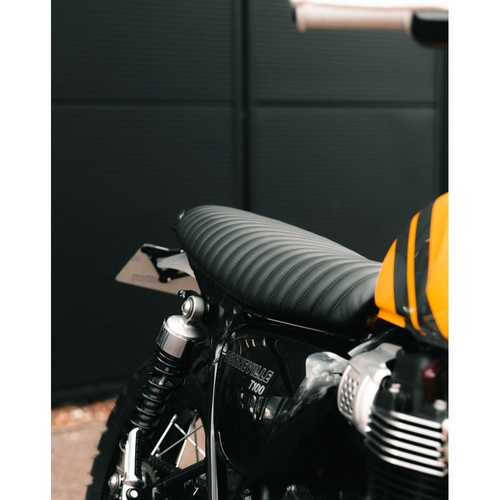 Motone Parafango Personalizzato High|Tail Preforato Per Kit Luci Di Montaggio Su Parafango | Spazzolato | LC