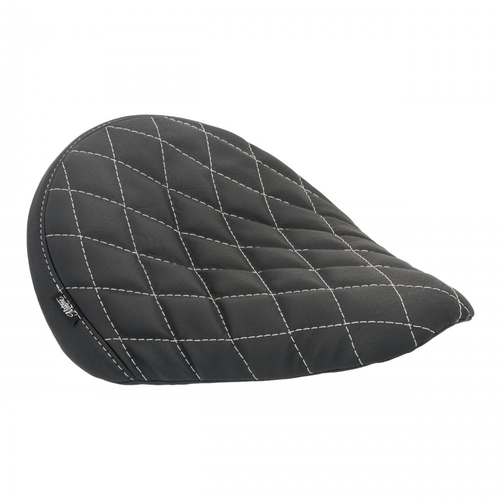 Motone King Cobra Seat | Triumph Bobber | Vertical Ribs Or Diamond Stitch Or Full Diamond