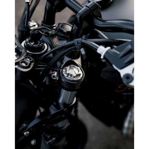 Motone The Capos | Fork Top Caps Pair | Titanium