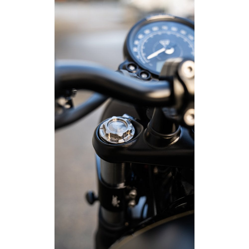 Motone The Capos | Fork Top Caps Pair | Titanium