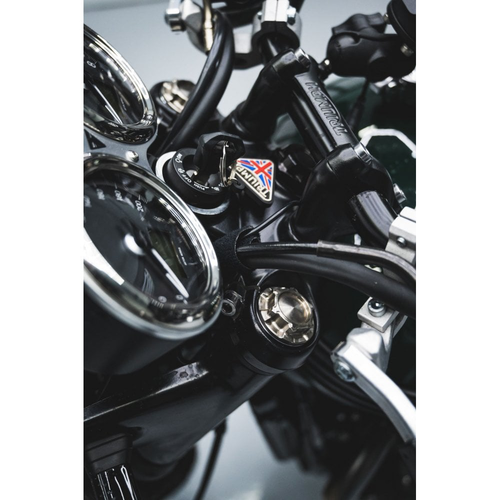 Motone The Capos | Fork Top Caps Pair | Titanium