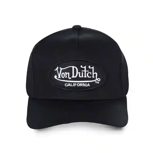 Von Dutch Logo Cap | Schwarz