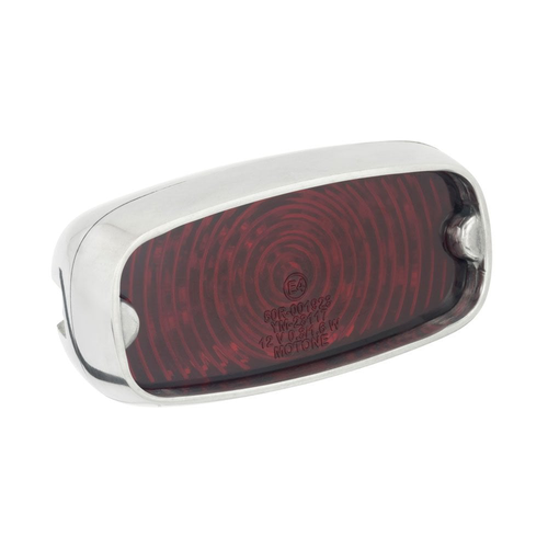Motone Luz trasera Gort | LED | Negro Brillante o Begro Craquelado o Pulido
