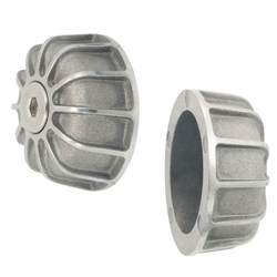 Gemini Bar End Finishers | Contrast Finish Or Black Or Contrast Shot/Polished