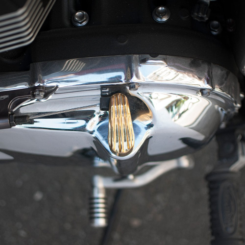 Motone Talon Ribbed Clutch Lifter Cover | Brass