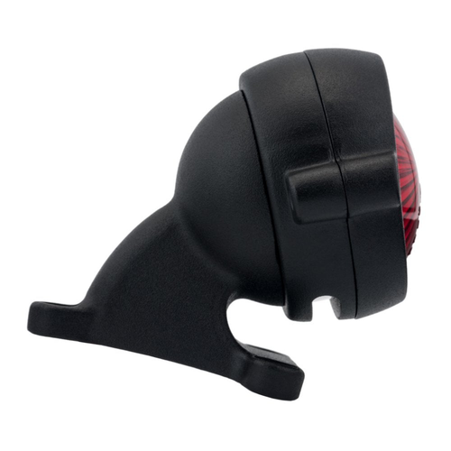 Motone Kit De Feu Arrière Eldorado + Support De Garde-Boue | Craquelé Noir