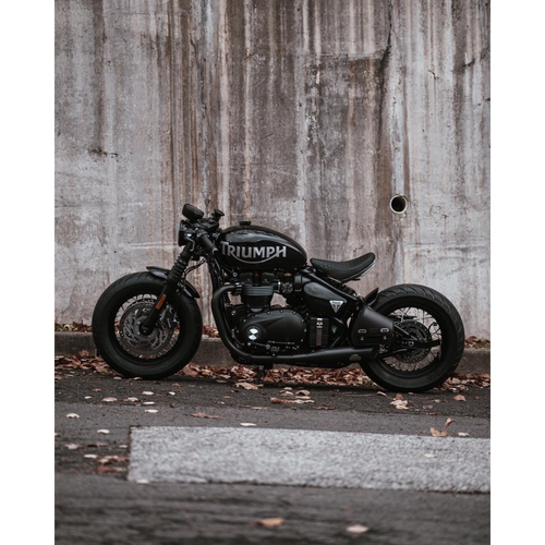Motone Razor | Triumph Bobber Ultra Short Rear Mudguard | Gloss Black