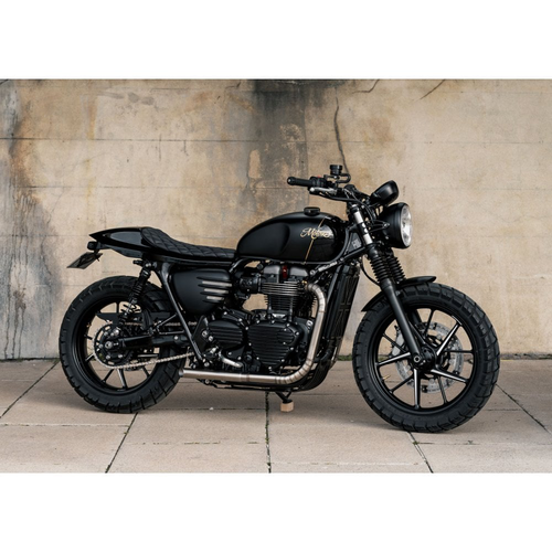 Motone Sistema Di Scarico Nautilus | Speed ​​Twin/Thruxton 1200 O T120/T100 Bonneville O Bobber o Street Twin / Speed ​​Twin 900