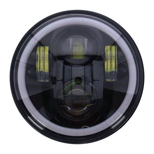 5. 3/4 inch led-koplamp unit| Zwart