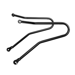 Royal Enfield Meteor 350 Pannier / Luggage Rails | Pair | Black Or Polished