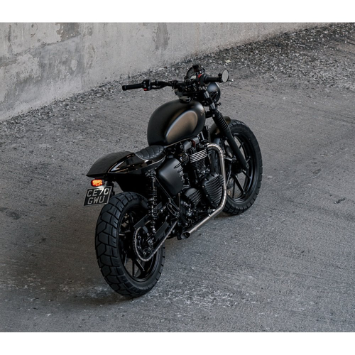 Motone Heckklappe-Set Street Twin / Street Scrambler / T100 / T120 | Gort Hellschwarz