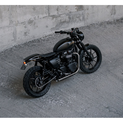 Motone Heckklappe-Set Street Twin / Street Scrambler / T100 / T120 | Gort Hellschwarz