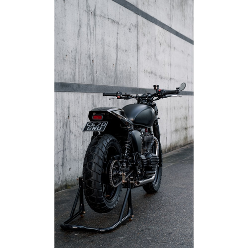 Motone Heckklappe-Set Street Twin / Street Scrambler / T100 / T120 | Gort Hellschwarz