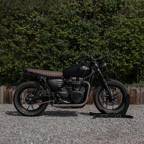 Motone La Schermaglia | Mini Rack/Maniglione | Strada Doppia / Strada Scrambler / T100 / T120 | Nero O Lucido