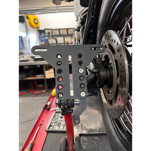 Motone Sidekick (asse-montaggio) Kit targa per montaggio laterale (versione senza fanale posteriore)