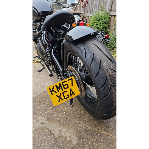 Motone Sidekick (asse-montaggio) Kit targa per montaggio laterale (versione senza fanale posteriore)