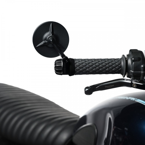 Motone Rétroviseur D'Extrémité De Guidon Triline Billet | Type S (80 Mm) | Extrémité De Barre | Célibataire